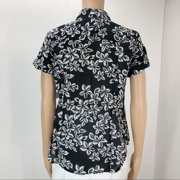 Michael Michael Kors 8P  blouse flower prints (26) - Picture 5 of 8